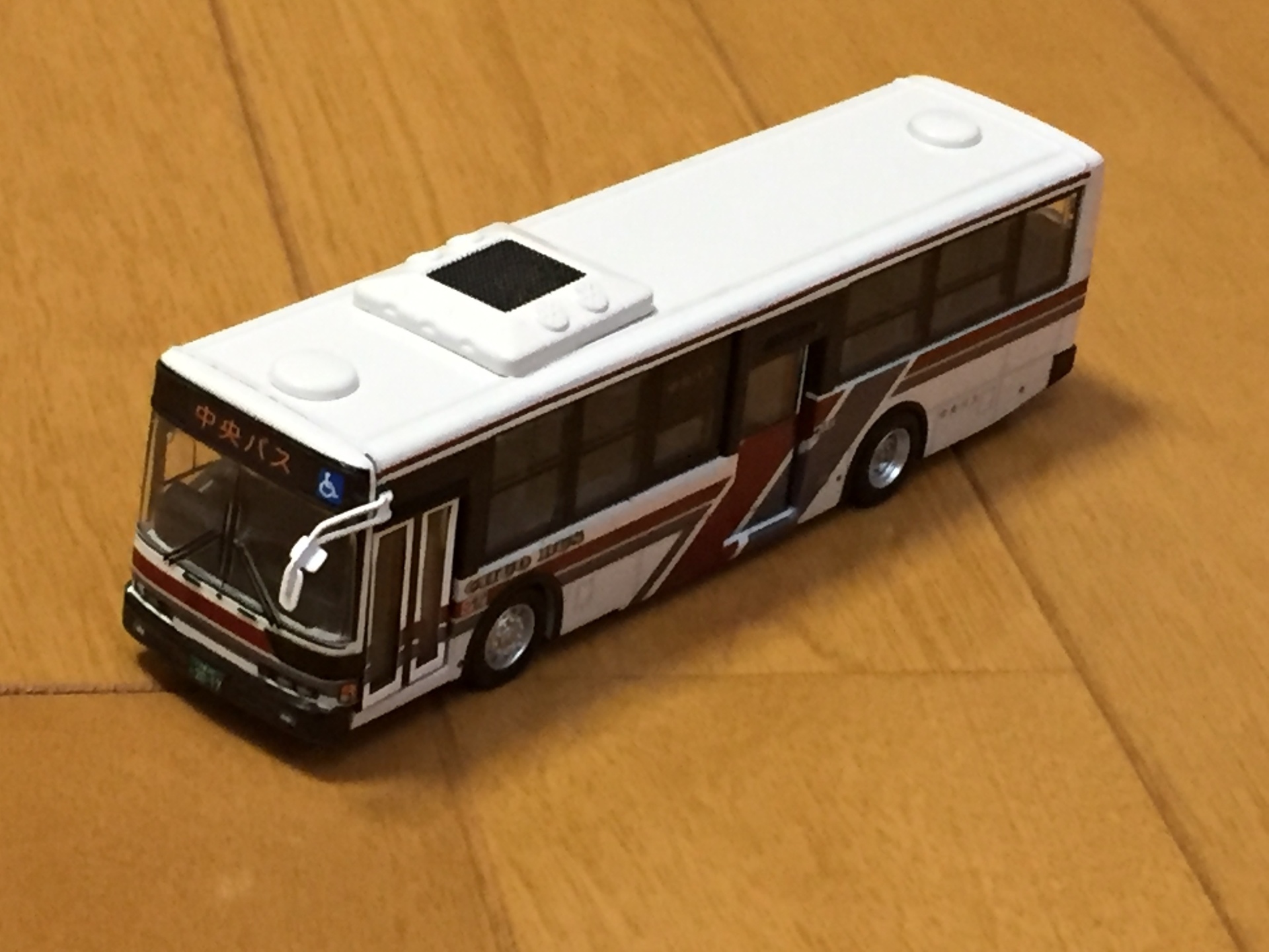 中央バス1/80アドウィング製ミニカーバス三菱ふそうエアロスター: 昭和バス好き